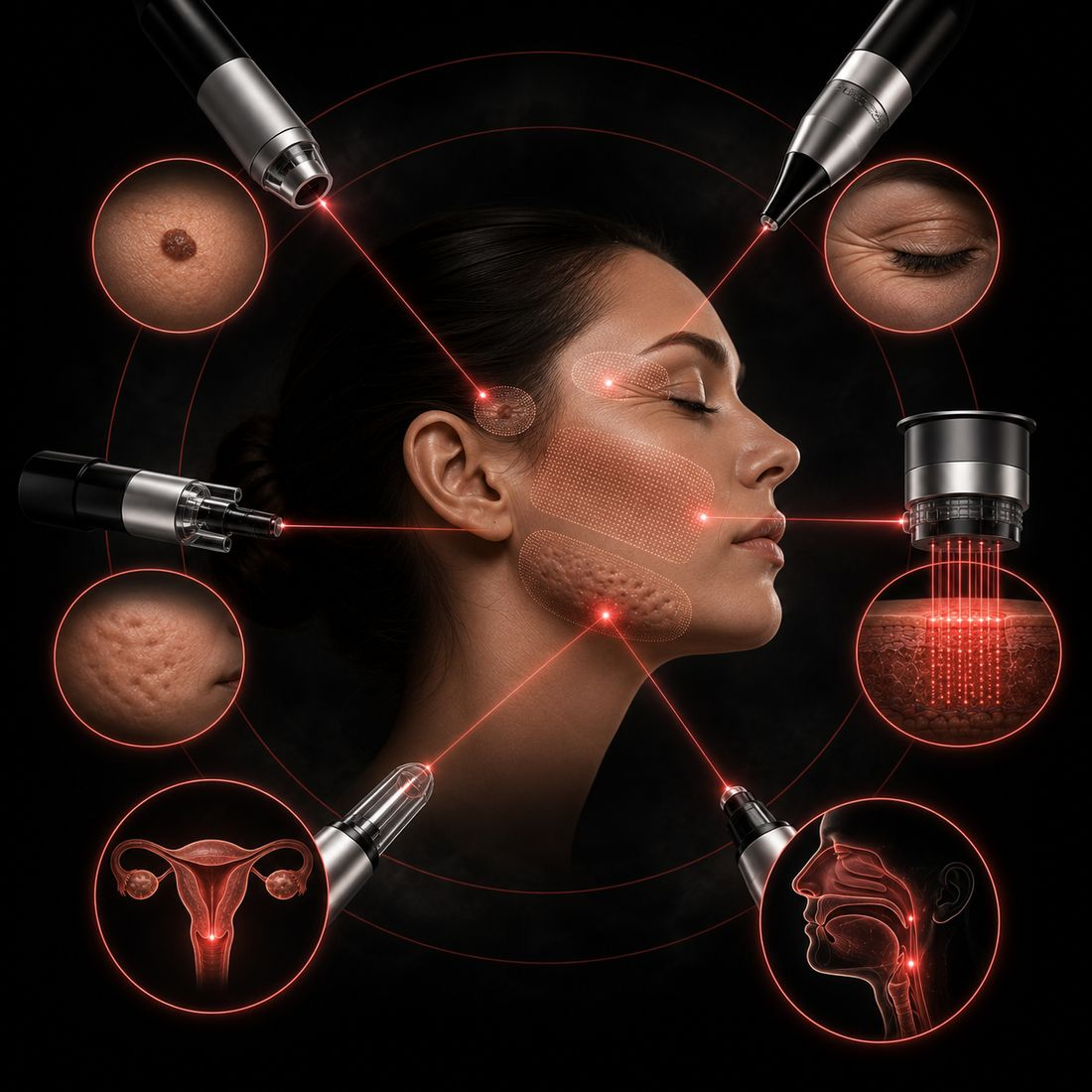 Dermablate Handpieces - Multiple Treatment Areas