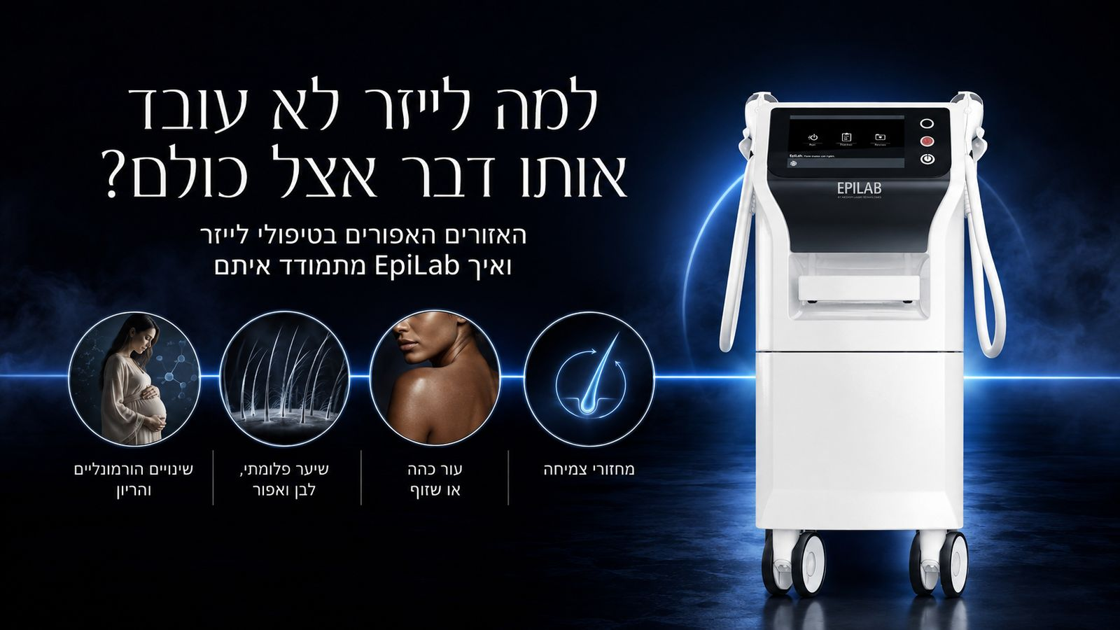 למה הסרת שיער בלייזר לא עובד אותו דבר אצל כולם