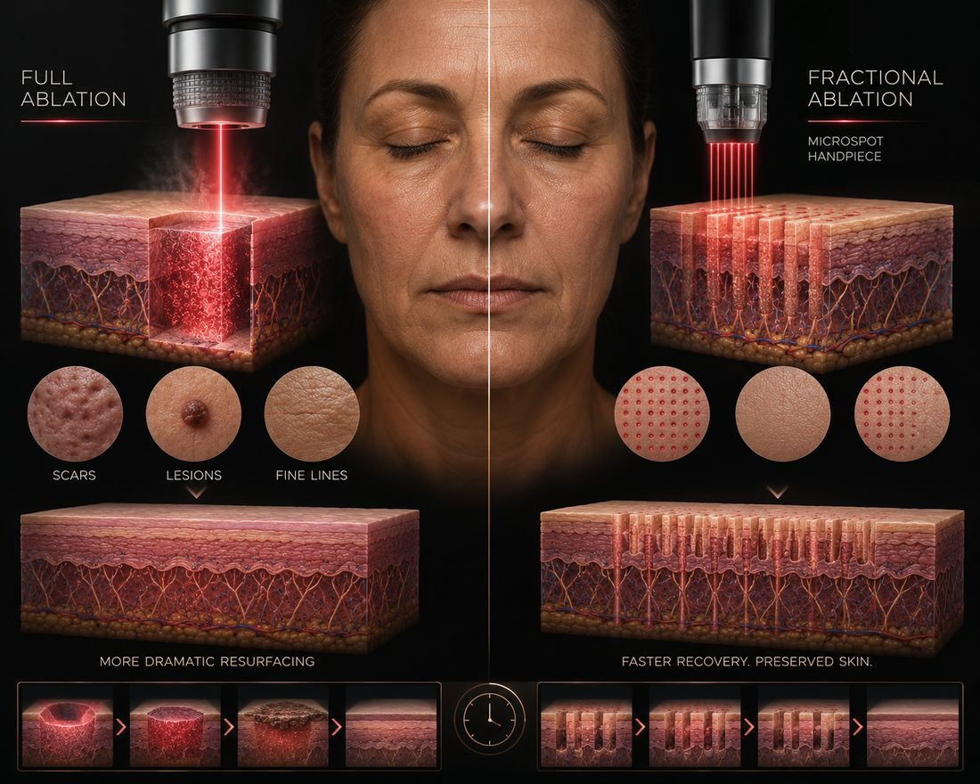 Dermablate - Full Ablation vs Fractional Ablation