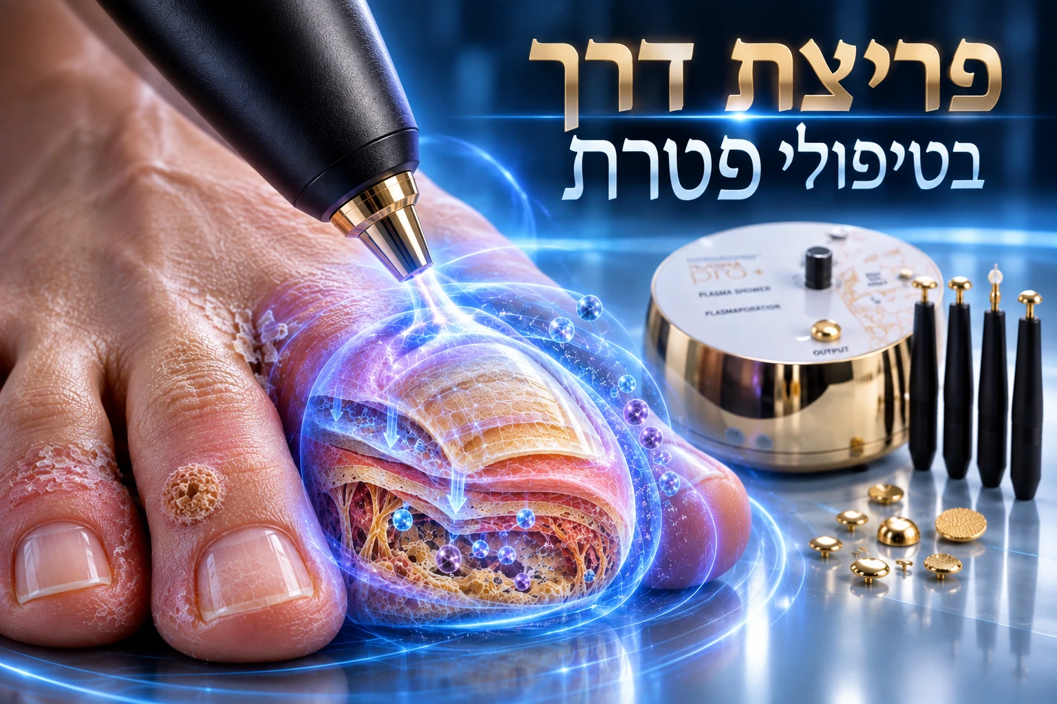 פריצת דרך בטיפולי פטרת — Plasma Health Pro ופלזמה בטמפרטורה נמוכה